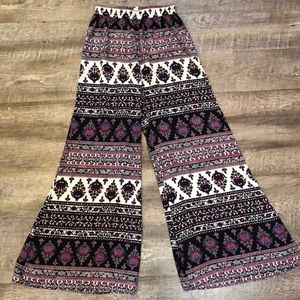PacSun wide leg, flowy boho pants